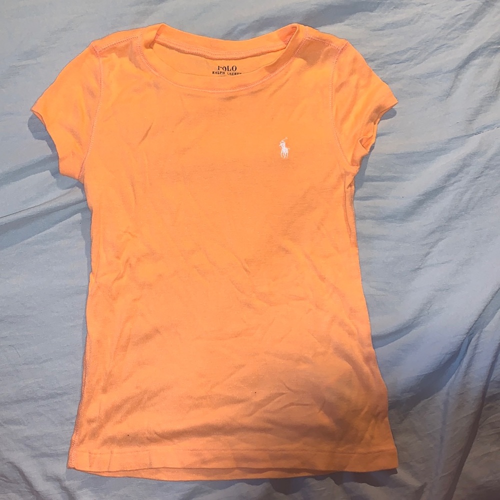 Polo Ralph Lauren orange t shirt